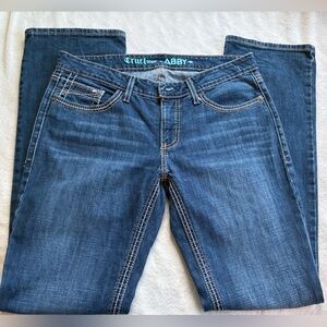 CRUEL GIRL Abby Mid Rise Boot Cut Stretch Jeans Size 31 / 11 XL Long